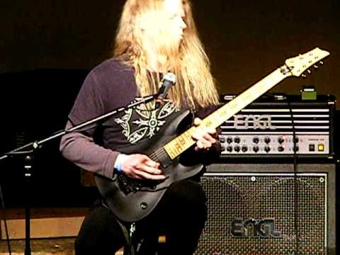 Jeff Loomis' guitar course in Debrecen (Hungary) at Clinic Cinema 03.04.10.