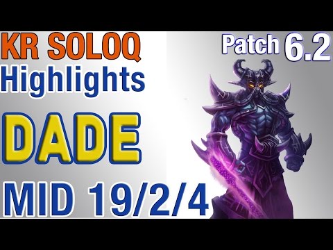 QG [dade] - Kassadin vs LeBlanc - S6 Kr LoL Ranked Highlights #23