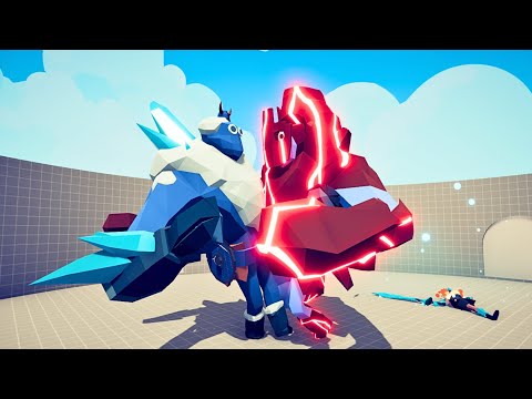 LAVA GIANT AND ICE GIANT vs SECRET UNIT - Totally Accurate Battle Simulator TABS