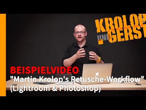 "Martin Krolop's Retusche-Workflow" (Lightroom & Photoshop) - VIDEOTRAINING - Sample
