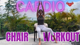 12 Mins Chair Cardio Workout for Beginners | Boost Cardiovascular Health at Home
