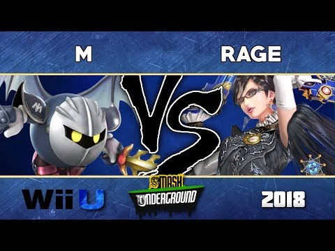 Smash Underground #2 - M (Meta Knight) vs. Rage (Bayonetta) - Smash 4 Wii U Singles