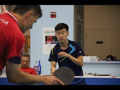 Kai Zhang vs. Zoran Promorac at Westchester Table Tennis Center -- June 2017