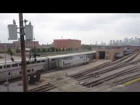 Trains Chicago by Dearborn Station where Eugene Debs met his followers!
