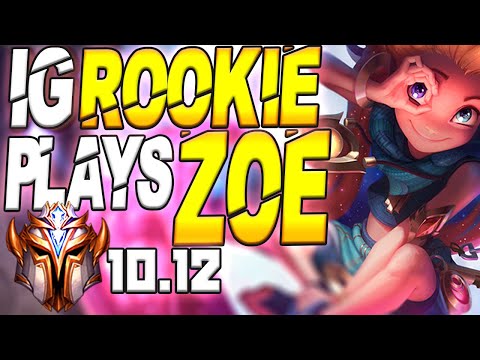 IG Rookie Plays Zoe vs Twisted Fate Mid Lane - 10.12