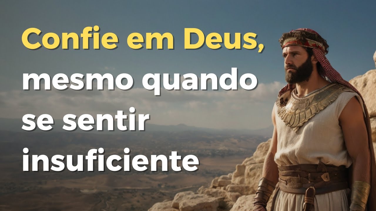 Confie em Deus, mesmo quando se sentir insuficiente. Como Gideão, você pode vencer qualquer desafio.