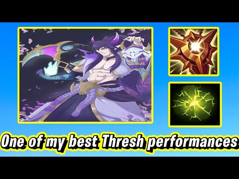 HOW TO CARRY WITH THRESH IN LOW ELO !!! THRESH SUPPORT 10.24