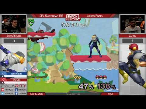 CFL Smackdown 193 Melee - SC Krudo (Sheik) vs Gahtzu (Falcon) - Losers Finals