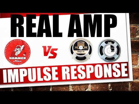 REAL AMP vs IMPULSE RESPONSE - Celestion V30 e G12T