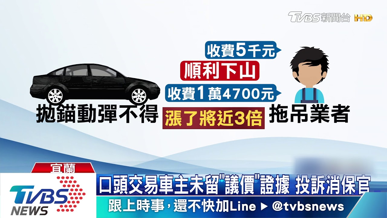 車拋錨太平山!控拖吊亂喊價 5千暴增1萬4