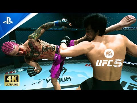 UFC 5 | Bruce Lee vs Sean O'Malley (PS5) The Master vs Modern MMA Fighter | 4K60FPS Gameplay