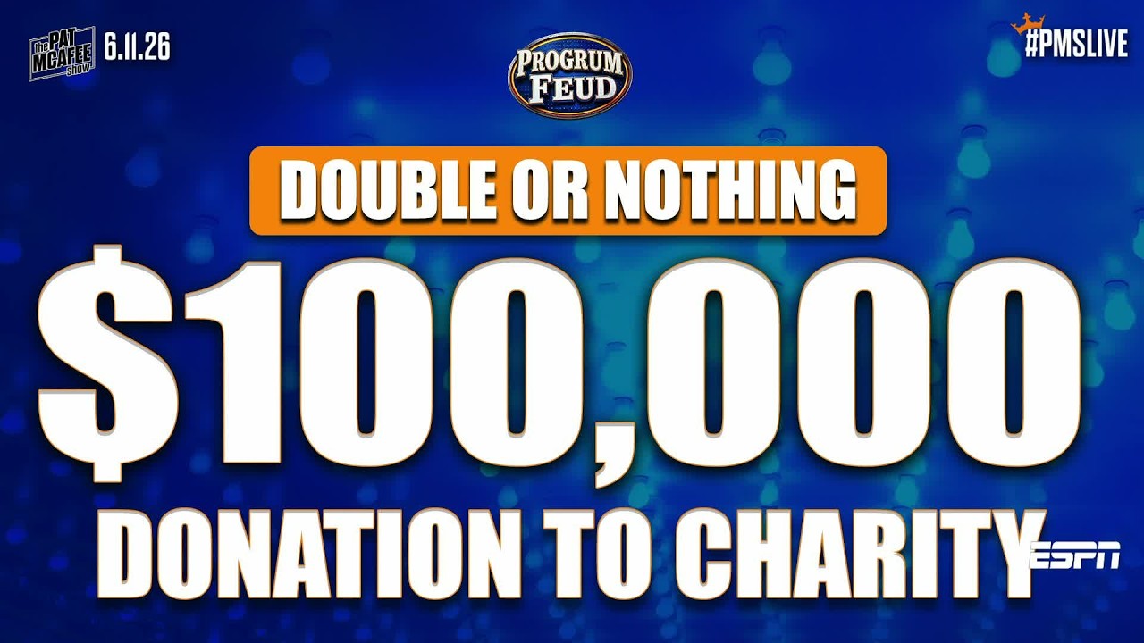 $100,000 donation to charity! 👏 NFL Live team wins 'Fast Money' | Progrum Feud