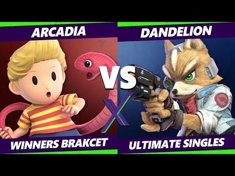 S@X 341 Winners Round 2 - Arcadia (Lucas) Vs. Dandelion (Fox) Smash Ultimate - SSBU