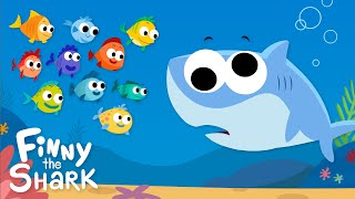 10 Little Fishies | Finny The Shark