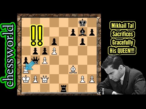 Mikhail Tal Shows Magic on the BOARD!!!  CHESSWORLD888