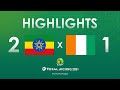 HIGHLIGHTS | #TotalAFCONQ2021 | Round 2 - Group K: Ethiopia 2-1 Côte d'Ivoire