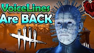 PINHEAD&#39;S VOICE-LINES ARE BACK! - Dead by Daylight