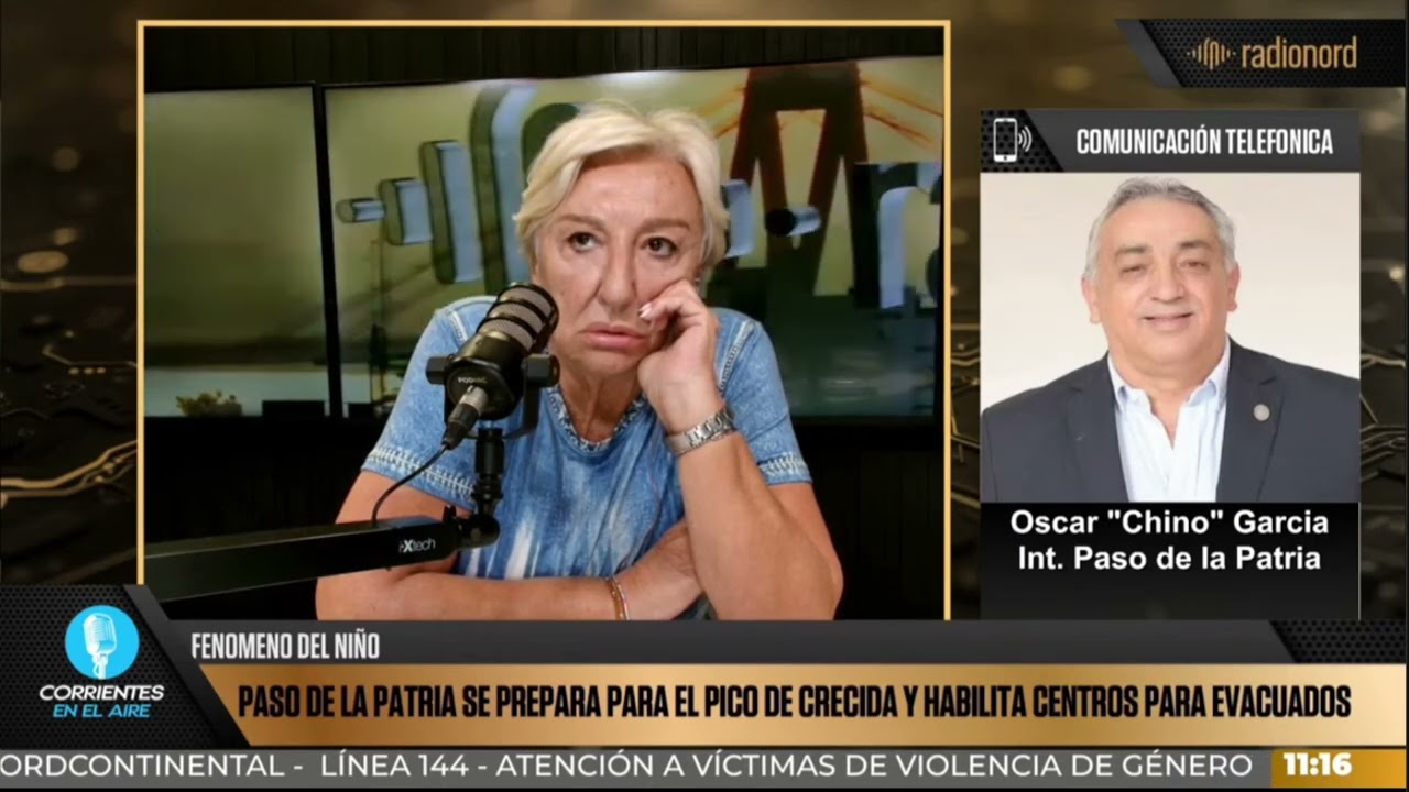 "Estamos en etapa de alerta": el intendente de Paso de la Patria analizó la crecida del río