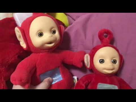 Talking Po Plush from Teletubbies 2002 and 2020 comparison