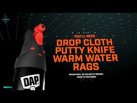 How To Use DAP 2in1 Wall & Ceiling Spray Texture