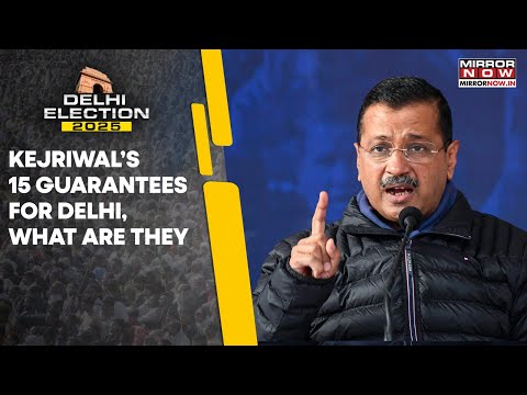 Delhi Elections: Arvind Kejriwal Launches AAP's Manifesto, Promises 15 Guarantees