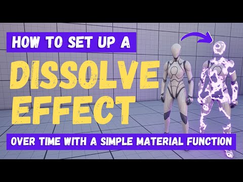 How To Create A Dissolve Effect - Unreal Engine 5 Material Tutorial