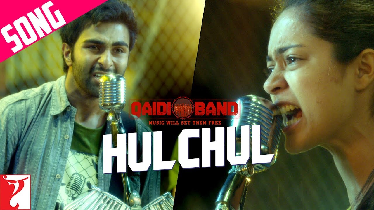 Hulchul Lyrics  | Qaidi Band | Aadar Jain, Anya Singh | Arijit Singh, Yashita Sharma | Amit Trivedi