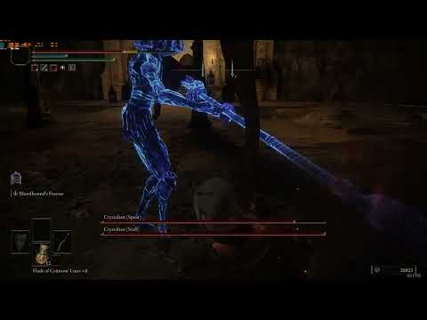 Elden Ring boss fights - 060 Crystalian (Spear and Staff) (Academy Crystal Cave)