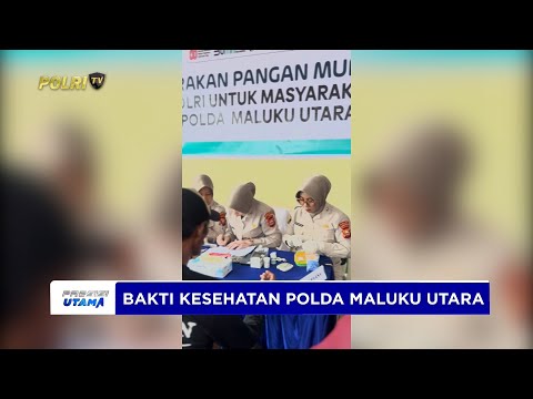 POLDA MALUT GELAR BAKTI KESEHATAN KEPADA KELOMPOK TANI DI KELURAHAN LOTO, KOTA TERNATE