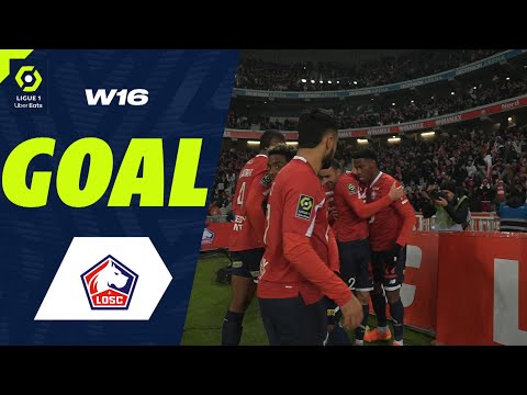 Goal Jonathan Christian DAVID (90' +4 - LOSC) LOSC LILLE - PARIS SAINT-GERMAIN (1-1) 23/24