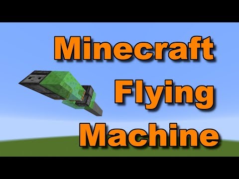 (1.16+) How To Make A Flying Machine In Minecraft! - Minecraft Tutorials