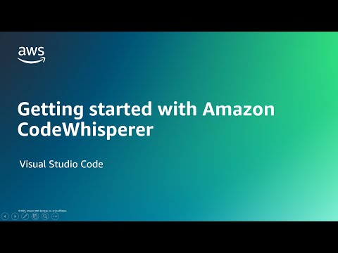 CodeWhisperer tanıtım videosu