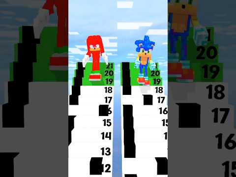 Dance Stairs Race With Sonic