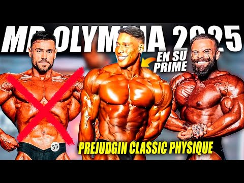 PRE JUDGING CLASSIC PHYSIQUE | RAMON DINO EN SU PRIME VS MIKE VS RUFF DIESEL - Mr olympia 2025