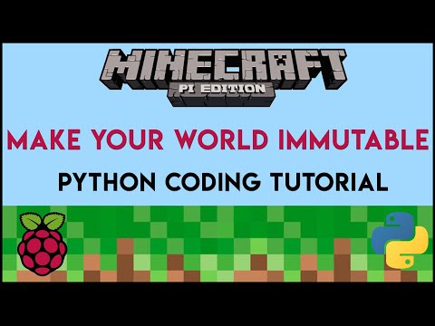 Minecraft Pi Make An Immutable World Using Python