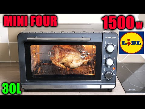 , title : 'LIDL mini-four SILVERCREST SGBR 1500 D4 à chaleur tournante GRILL Mini Ovens type Moulinex OX485810'