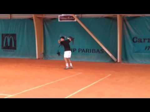 Clay Court Recruit Tennis College Video OverBoarder - Elvyn Nguyen