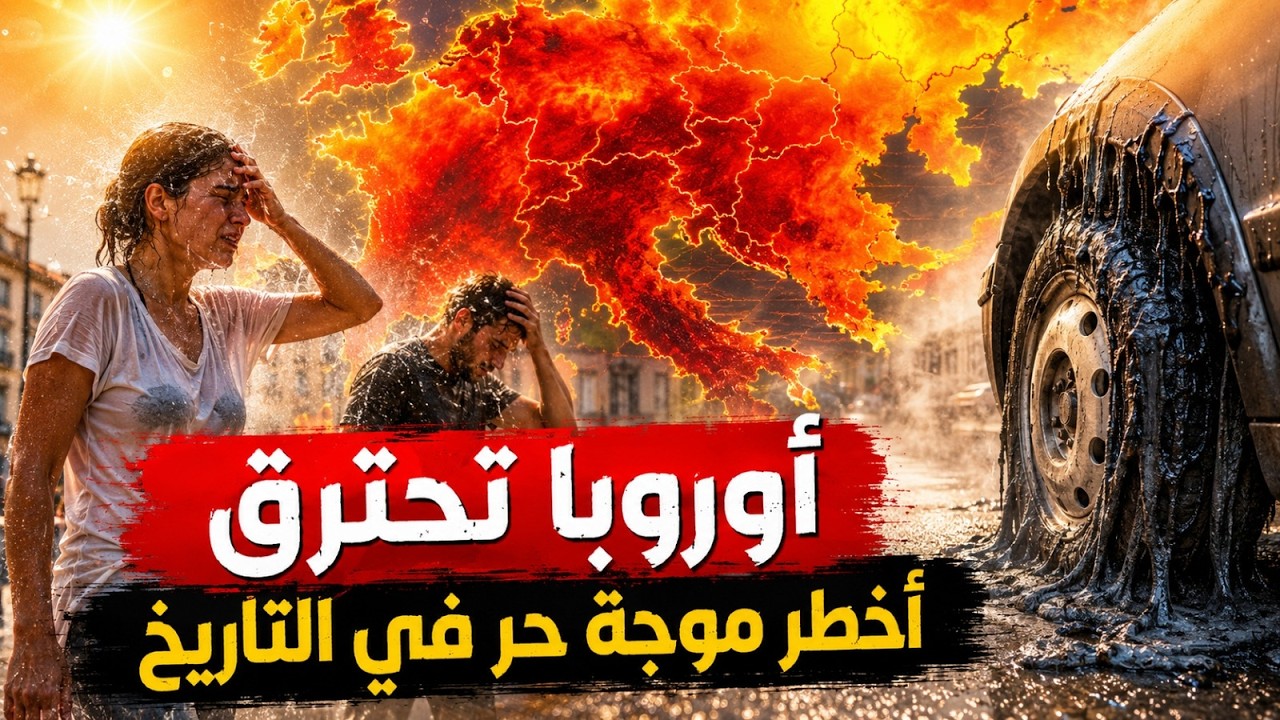 اوروبا تحترق | اخطر موجة حر فى التاريخ .. وفيات بالألاف وحوادث لا تصدق