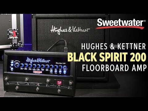 Hughes & Kettner Black Spirit 200 - 200-watt Floorboard Amplifier 