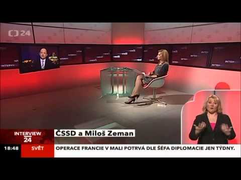 M.Hašek hostem Interview ČT24