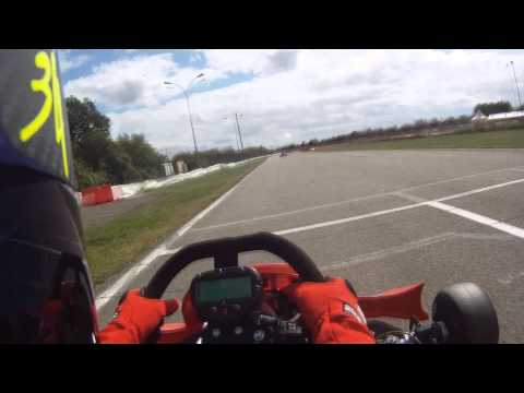 Karting National 100cc Gopro HD onboard 06/09/15 Pelletier Kevin #34 (2)