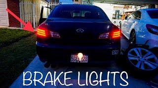 HOW TO FIX YOUR BRAKE LIGHTS | 04 G35