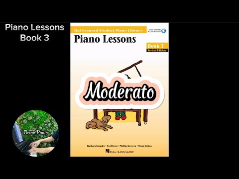 Moderato (P36) | Hal Leonard Student Piano Library, Piano Lessons Book 3