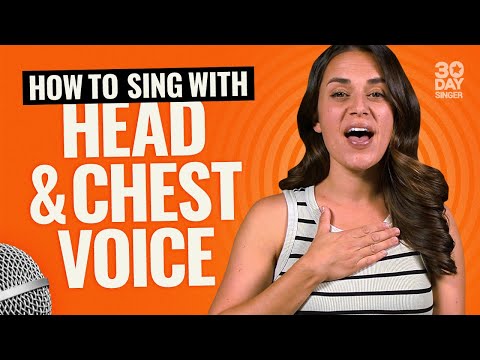 How to sing with HEAD voice vs CHEST voice - EASY singing lesson for beginners
