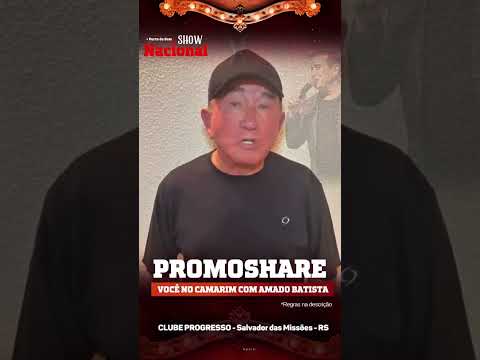 Amado Batista Chamada de Show Salvador das Missões RS - 2026