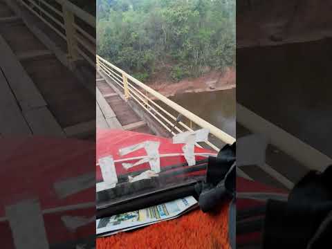ponte sobre o rio garça no tesouro no mt
