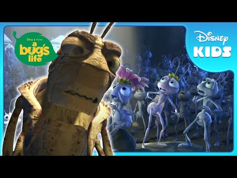 🐜 Grasshoppers Demand Food! | A Bug's Life | Disney Kids