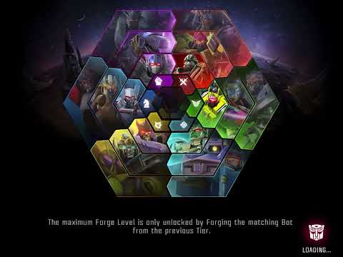 Buying 5 star Megatron in the shop and opening crystals.