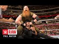 FULL MATCH Roman Reigns Seth Rollins Dean Ambrose Vs The Wyatt Family Raw Oct 19 2015