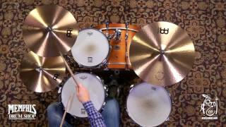 Video thumbnail for Meinl 16" Pure Alloy Traditional Medium Crash Cymbal - 977g (PA16MC-1122216C) by Memphis Drum Shop